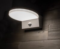 LED Wandleuchte "TORTUGUERO" IP65 - 15W, 1569lm, 140&deg; Bewegungsmelder, 4000K