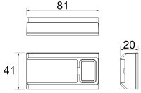 Funk-Klingeltaster "Pilota Porta" IP55 - mit...