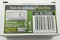 Funk-Klingeltaster "Pilota Porta" IP55 - mit Namensfeld, Batteriebetrieb