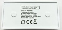 Funk-Klingeltaster "Pilota Porta" IP55 - mit Namensfeld, Batteriebetrieb