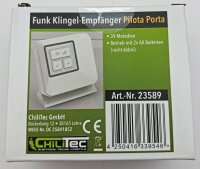 Funk-Klingel Empf&auml;nger "Pilota Porta" - Batterie-Empf&auml;nger