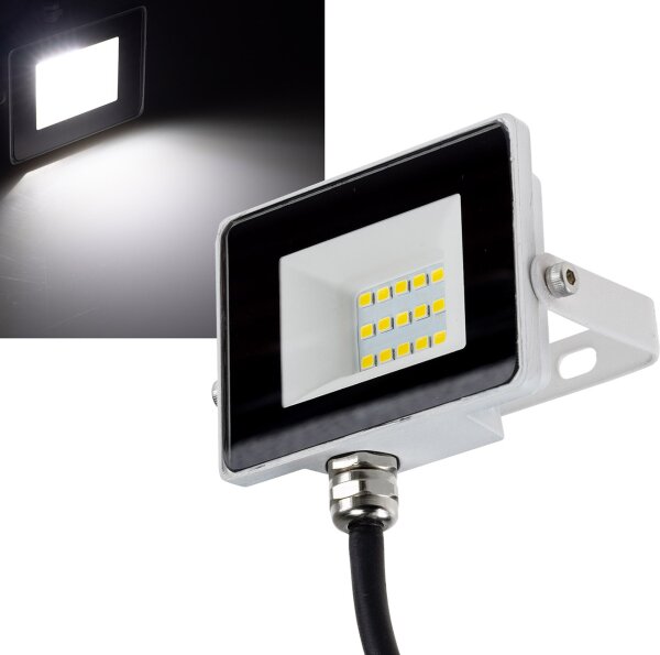 LED-Fluter "CTF-SLW 10" - IP65, 10W, 864lm, 4000K neutralwei&szlig;