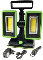 LED Baustrahler mit Akku "BSA-60 duo" - 2x30W,...
