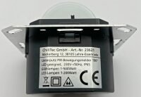 Unterputz PIR Bewegungsmelder 190&deg; IP65 - 2 & 3 - Draht Technik, anthrazit