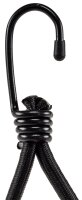 Spanngummi mit Haken, 12er Pack - Extra stark, L&auml;nge 12cm, schwarz