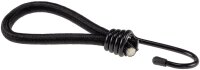 Spanngummi mit Haken, 12er Pack - Extra stark, L&auml;nge 12cm, schwarz