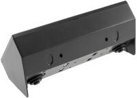 3-fach Steckdosenblock, schwarz - 250V~/ 16A, Aufbaumontage