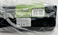 3-fach Steckdosenblock, schwarz - 250V~/ 16A, Aufbaumontage