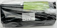 2-fach Steckdosenblock + 2x USB, schwarz - 250V~/ 16A, Aufbaumontage, USB 3,1A