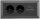 2-fach Steckdosenblock + 2x USB, schwarz - 250V~/ 16A, Aufbaumontage, USB 3,1A