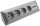 4-fach Steckdosenblock + 2x USB, silber - 250V~/ 16A, Aufbaumontage, USB 3,1A