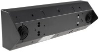 4-fach Steckdosenblock+2x USB, anthrazit - 250V~/ 16A, Aufbaumontage, USB 3,1A