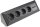4-fach Steckdosenblock+2x USB, anthrazit - 250V~/ 16A, Aufbaumontage, USB 3,1A