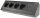 4-fach Steckdosenblock+2x USB, anthrazit - 250V~/ 16A, Aufbaumontage, USB 3,1A