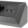 4-fach Steckdosenblock+2x USB, anthrazit - 250V~/ 16A, Aufbaumontage, USB 3,1A