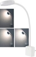 LED Steckdosenleuchte "CT-SEL" Wei&szlig; -...