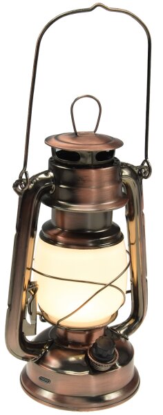 LED Akku Camping Laterne "CT-Copper Pro" - &Oslash;xH 12x23,5cm, USB-C, warmwei&szlig;, dimmbar