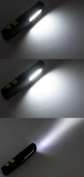 LED Stableuchte mit Akku "FlexiLED 880" - Ladeschale, Magnetfu&szlig;,10W, 880lm,IP67