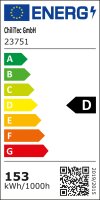 LED-Hallenstrahler 153W, 120&deg;, IP65 - 24278 Lumen, 4000K, 230V / 50Hz