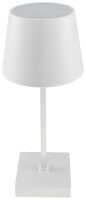 LED Tischleuchte 26cm, Wei&szlig; - 3xAA A Batterie,...