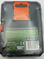 Pr&auml;zisions-Schraubendreher Bit-Set - 30 Bits, Schraubendreher-Griff, Verl&auml;nge