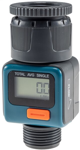 Digitaler Wasserz&auml;hler "CT-WZ4" - mit Adapter 1" & 3/4", IPx6