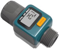 Digitaler Wasserz&auml;hler "CT-WZ4" - mit Adapter 1" & 3/4", IPx6