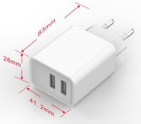 Stecker-Netzteil mit USB "CTN-0520 Duo" - Aus...