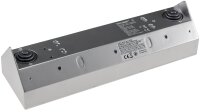 4-fach Steckdosenblock, USB-A+C, silber - 250V~/ 16A, Aufbaumontage, USB 3,1A, PD