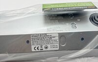 4-fach Steckdosenblock, USB-A+C, silber - 250V~/ 16A, Aufbaumontage, USB 3,1A, PD