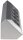 4-fach Steckdosenblock, USB-A+C, silber - 250V~/ 16A, Aufbaumontage, USB 3,1A, PD