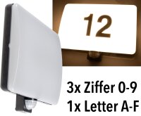 LED Wandleuchte "PADAR" mit PIR-Sensor - IP65,...
