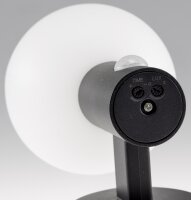 LED Wandleuchte "LAMU" mit PIR-Sensor - IP65, 15W, schwarz, 3000k / warmwei&szlig;