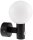 LED Wandleuchte "LAMU" mit PIR-Sensor - IP65, 15W, schwarz, 3000k / warmwei&szlig;