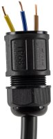 Kabelverbinder 3-polig, IP68, 450V/24A - Schraubanschluss, f&uuml;r Kabel &Oslash; 6-11mm