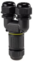 Kabelverbinder Y-Form, IP68, 450V/24A - Schraubanschluss, f&uuml;r Kabel &Oslash; 8-12mm
