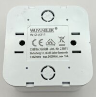 FASKO Schutzkontakt-Steckdose,  AP, Wei&szlig; - 250V~/ 16A, Aufputz, Schraubanschluss