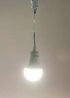 Baustellen-Leuchte A60 mit 15cm Kabel - 12W, 1130lm, 4000K neutralwei&szlig;