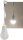 Baustellen-Leuchte A60 mit 15cm Kabel - 12W, 1130lm, 4000K neutralwei&szlig;