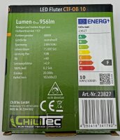 LED-Fluter "CTF-OB 10" - IP65, 10W, 956lm, 4000K neutralwei&szlig;