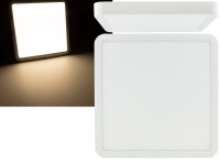 LED Deckenleuchte "Santano 24 Qw" - 23x23cm, 24W, 2088lm, 2900K warmwei&szlig;