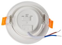 LED-Einbauleuchte "Flat-36 CCT" - 5W, 3000/4000/6500K, schwenkbar
