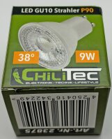 LED Strahler GU10 "P90" - 4146k, 896lm, 230V/9W, 38&deg;, neutralwei&szlig;