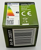 LED Strahler GU10 "W90" - 4107k, 906lm, 230V/9W, 100&deg;, neutralwei&szlig;