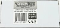 Stecker-Netzteil mit USB "CTN-0510" - Ein 110-240V~, Aus 5V=, 1A, 5W, wei&szlig;
