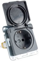 MILOS Schutzkontakt-Steckdose IP40 - 250V~/ 16A, mit...