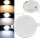 LED Licht-Panel "CKP-08 CCT" - 230V, 8W, 3000/4000/6200K, &Oslash; 118mm
