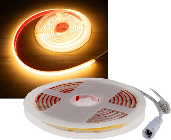 LED-Stripe "CLS-COB V2" 2m, warmwei&szlig; - 12V, 19W, 1817 Lumen