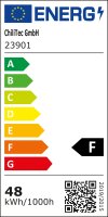 LED-Stripe "CLS-COB V2" 5m, warmwei&szlig; - 12V, 48W,  4543 Lumen