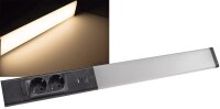 LED Unterbauleuchte "Arusha" schwarz - USB A+C...